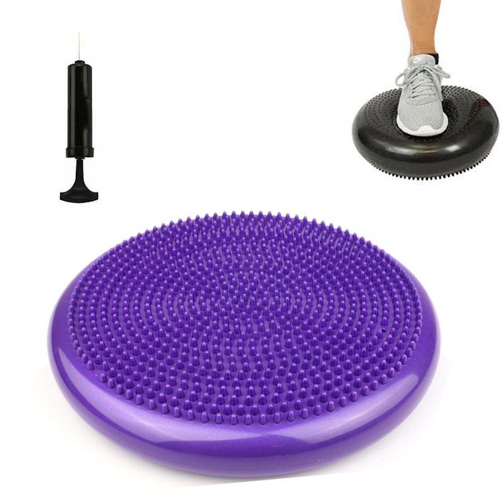 Exercise Disc Inflatable - Şişirilebilir Yoga Pilates Denge Diski Minderi