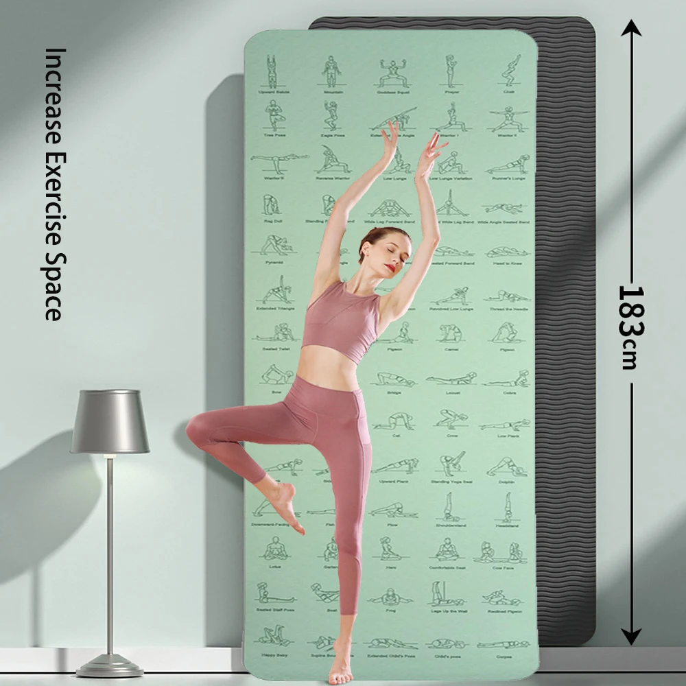 6mm Dikke Yoga Kaymaz Mat Pila - Pilates Yoga Movement incelemesi ve fiyatı