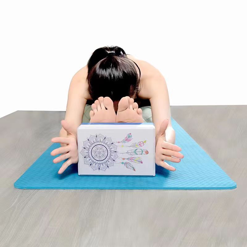 Iki renk EVA Yoga blokları spo - Pilates Yoga Block incelemesi ve fiyatı