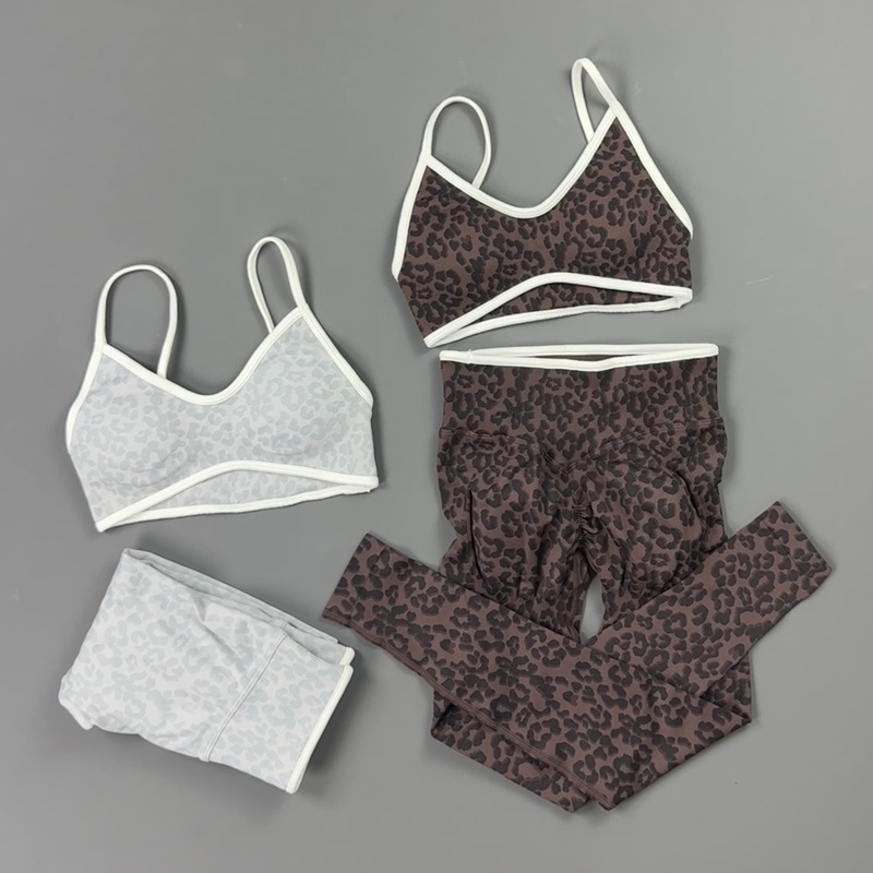2 Parça Yoga Seti Kadın Leopar - Pilates Yoga Clothes incelemesi ve fiyatı